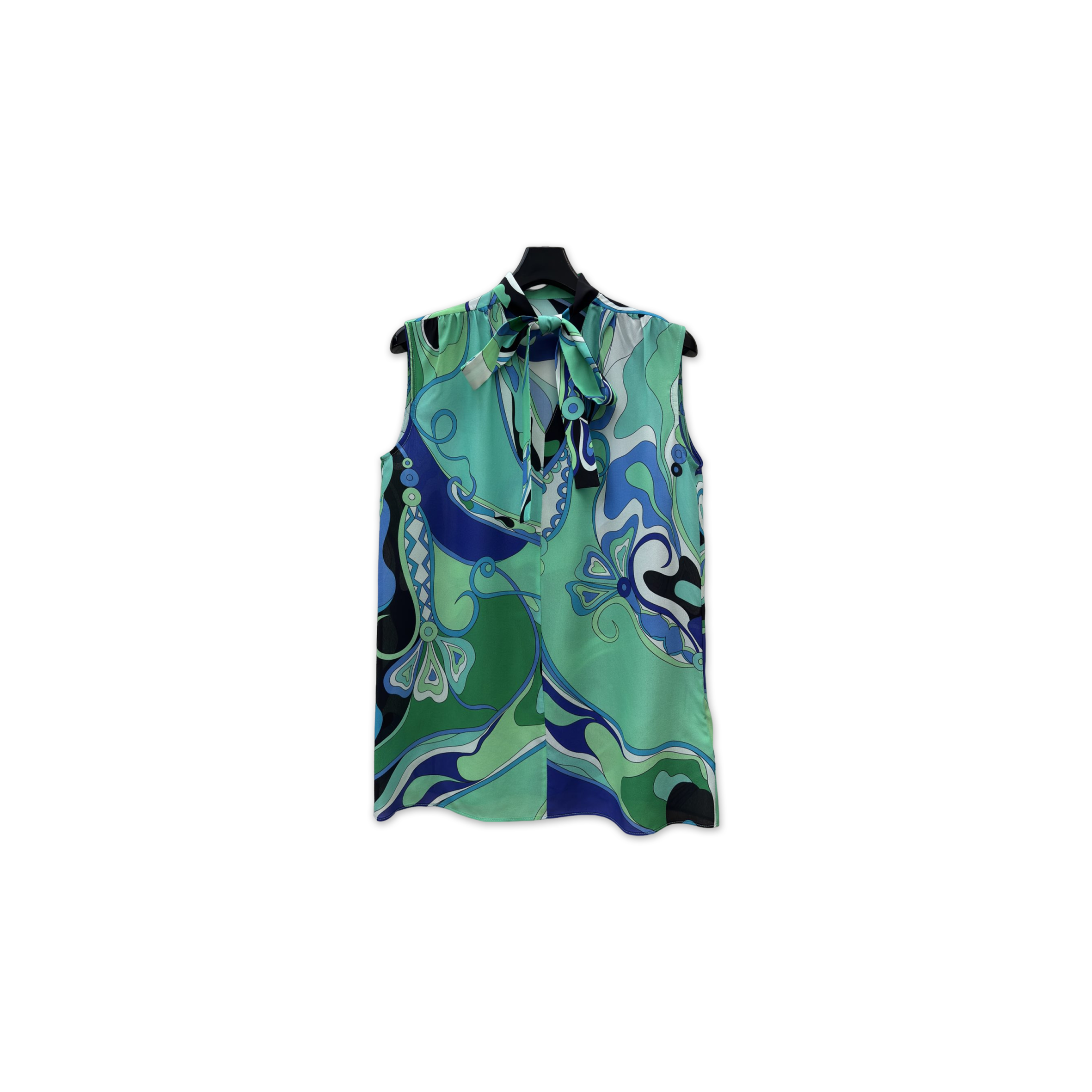 PUCCI MARMO PRINT SILK SHIRT